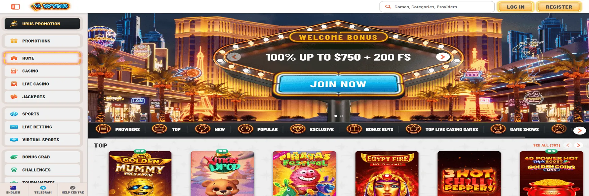 Best Australian Casinos wyns-casino